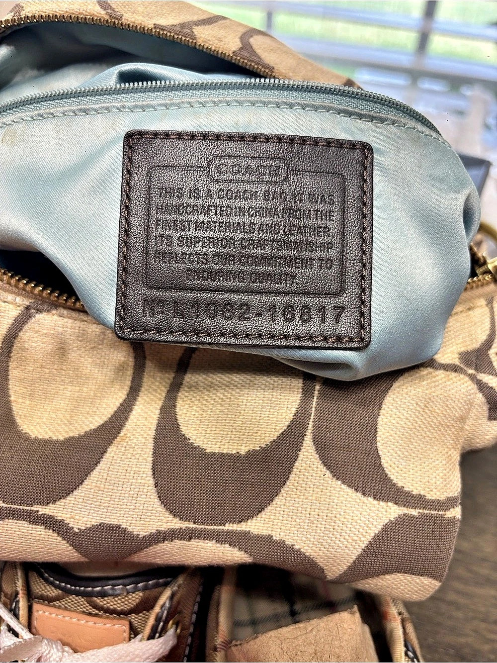 Coach Kristin Signature Hobo Bag Brown & Beige - Picture 4 of 7